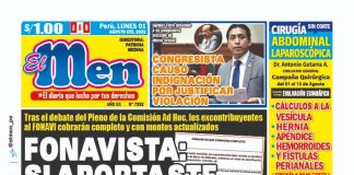 Portada impresa – Diario El Men (01082022)