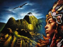 El rostro del inca plasmado en Machu Picchu