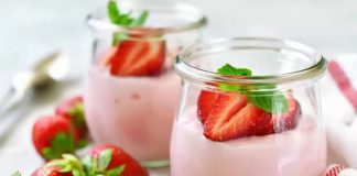 Mousse de fresa