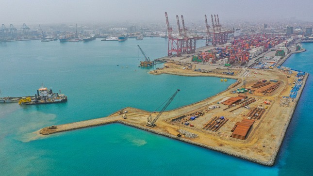 Ampliación del Muelle Sur del Callao tiene un avance del 39.5% Ampliación del Muelle Sur del Callao tiene un avance del 39.5%