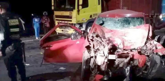 Choque entre tráiler y un auto deja un muerto en Urcos