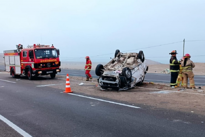 Dos muertos tras accidente vehicular en la Panamericana Norte