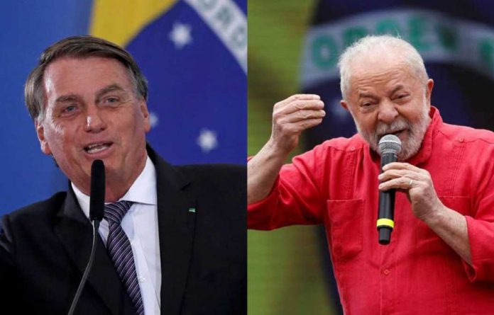 Jair Bolsonaro y Luiz Inácio Lula da Silva