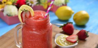 Limonada de fresas