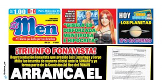 Portada impresa – Diario El Men (05/10/2022)