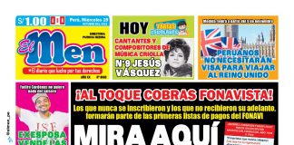 Portada impresa – Diario El Men (19/10/2022)