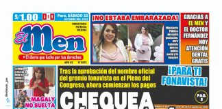 Portada impresa – Diario El Men (22/10/2022)