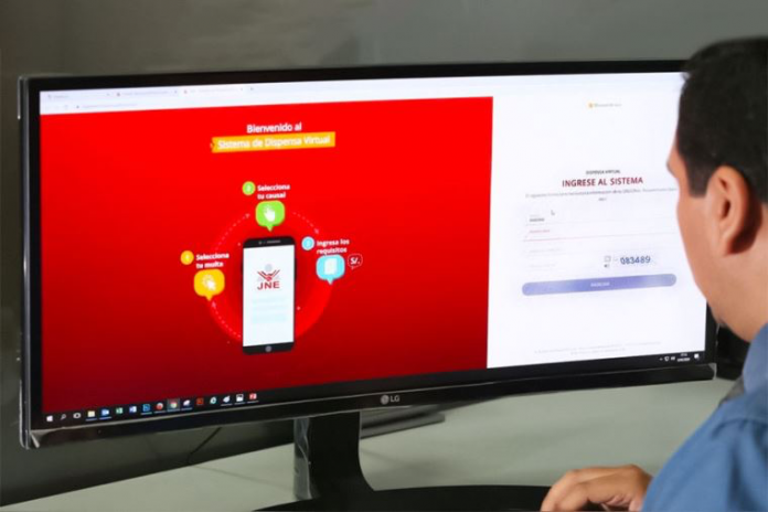Trámite de justificación y dispensa electoral en el JNE será virtual