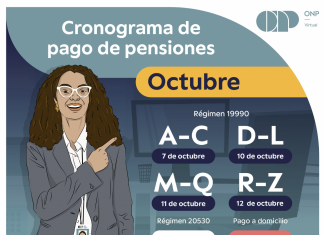 cronograma de pago de pensiones
