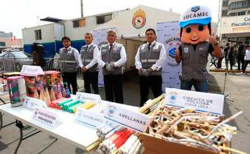 Bomberos y Sucamec inician labores para garantizar seguridad en Mesa Redonda