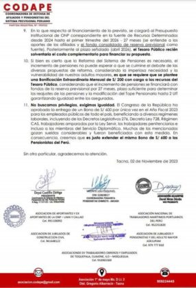 Codape carta 33-2023/ACODAPE 03/03