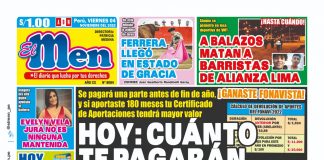 Portada impresa – Diario El Men (04112022)