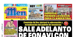 Portada impresa – Diario El Men (06-11-2022)