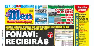 Portada impresa – Diario El Men (21112022)