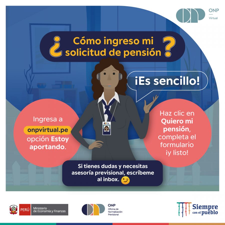 Como ingreso mi solicitud de pensión