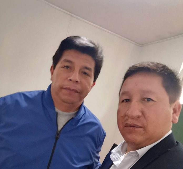 Pedro Castillo y Guido Bellido