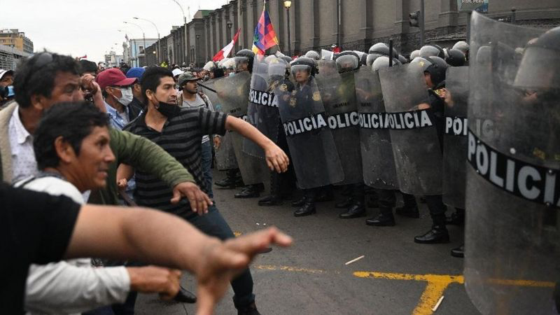 Protestas en Perú