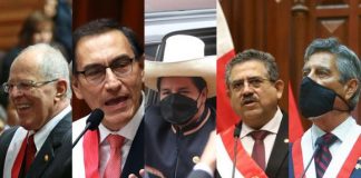 INESTABILIDAD POLÍTICA: EL PERÚ HA TENIDO 6 PRESIDENTES EN LOS ÚLTIMOS 6 AÑOS