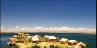 Isla de Los Uros en Puno