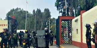 PNP ingresa a San Marcos para desalojar a manifestantes