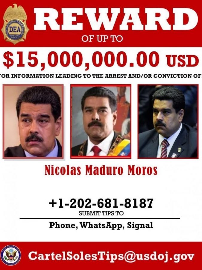 Recompensa de $15 millones por la captura de Nicolás Maduro