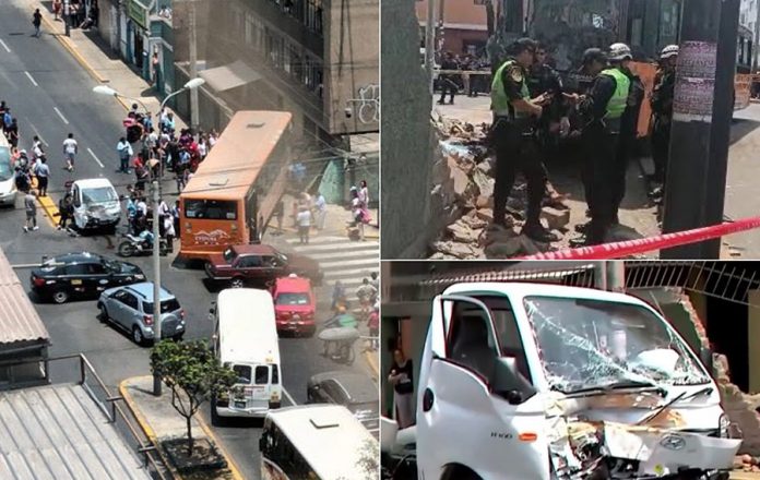 Un muerto y varios heridos deja choque de bus y furgoneta en Lince