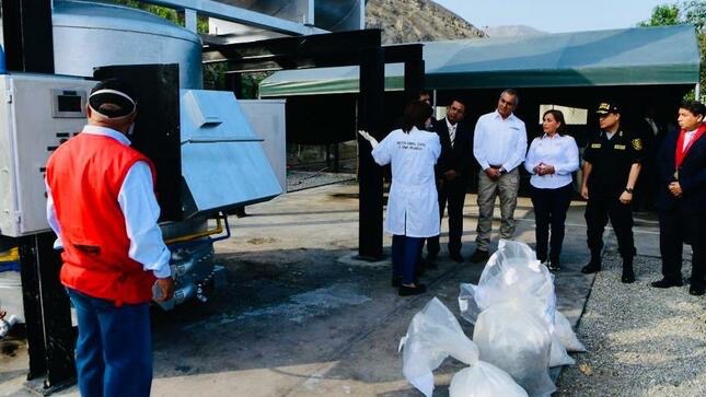 Destruyen más de 14 toneladas de drogas en primera incineración del 2023 Destruyen más de 14 toneladas de drogas en primera incineración del 2023