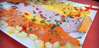 Tiradito de pescado