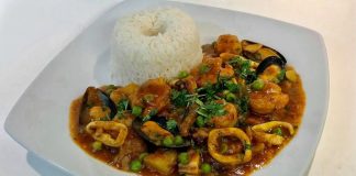 Picante de mariscos