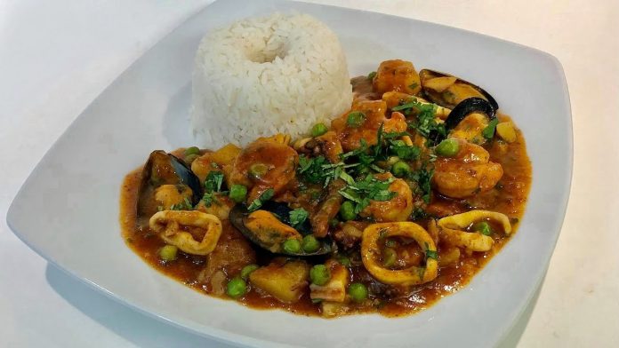 Picante de mariscos