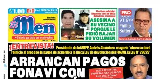 Portada impresa – El Men 29-03-2023