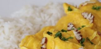 Ají de pollo con quinua