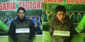 Nueve meses de prisión preventiva contra Dino Álvarez Limahuay y Renato Francisco Quispe Ramos