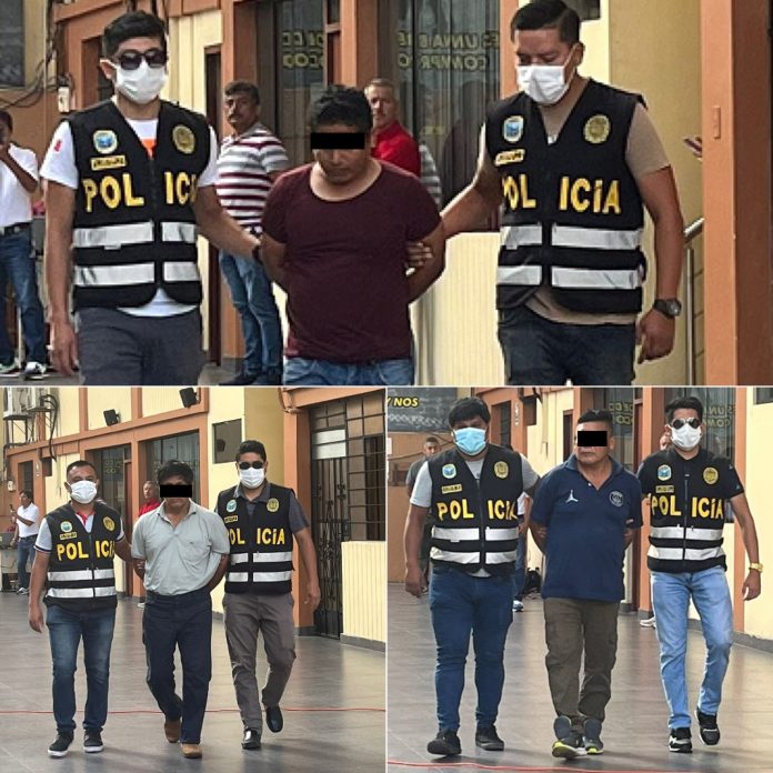 PNP captura a tres presuntos terroristas en Huánuco
