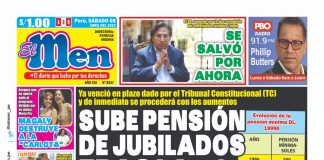 Portada impresa – Diario El Men 08-04-2023
