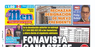 Portada impresa – Diario El Men 20-04-23