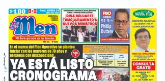 Portada impresa – El Men (24/04/2023) Portada impresa – El Men 24-04-2023