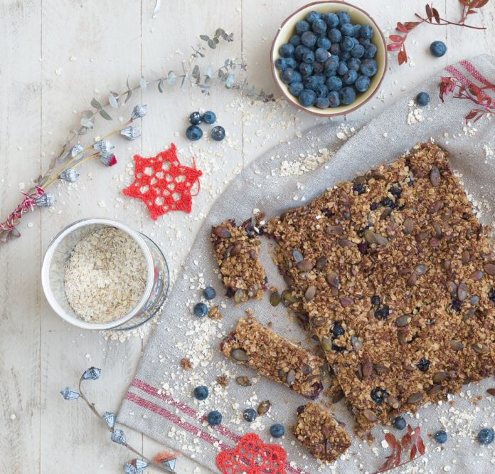 barritas energéticas de avena