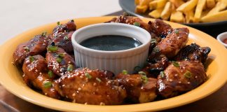 Alitas teriyaki