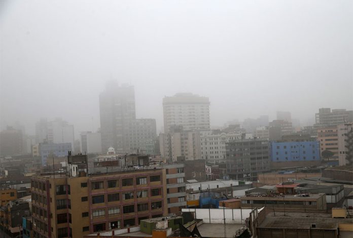 Cielo nublado en Lima