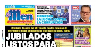 Portada impresa – Diario El Men 10-05-2023