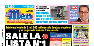 Portada impresa – Diario El Men (21/05/2023)