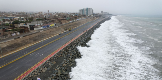 Costa Verde Callao permanece cerrada por fuertes oleajes
