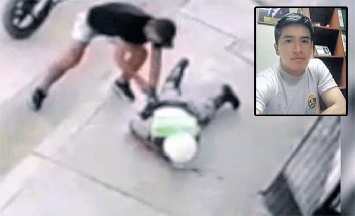 Delincuente mata a balazos a policía en Satipo