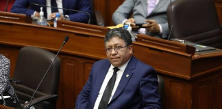 Liberaron a congresista Flores Ancachi Jorge Luis Flores Ancachi
