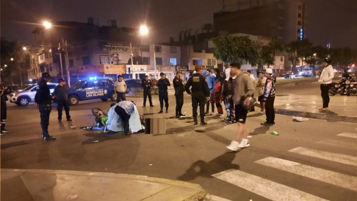 Motociclista muere tras chocar contra auto en Los Olivos