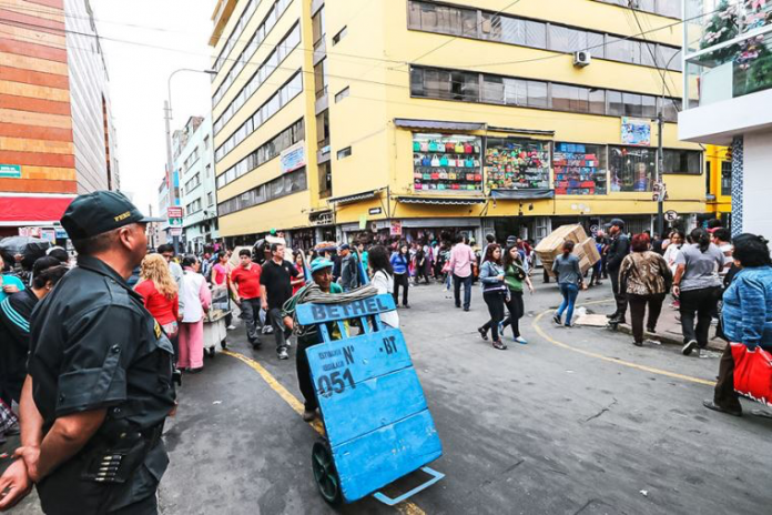 Nueva zona prohibida para el comercio ambulatorio en el Centro de Lima
