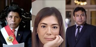 Pedro Castillo, Sada Goray y Félix Chero