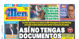 Portada impresa – Diario El Men 10-06-2023