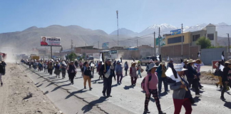 Reactivaron las protestas contra el Gobierno de Dina Boluarte en Arequipa